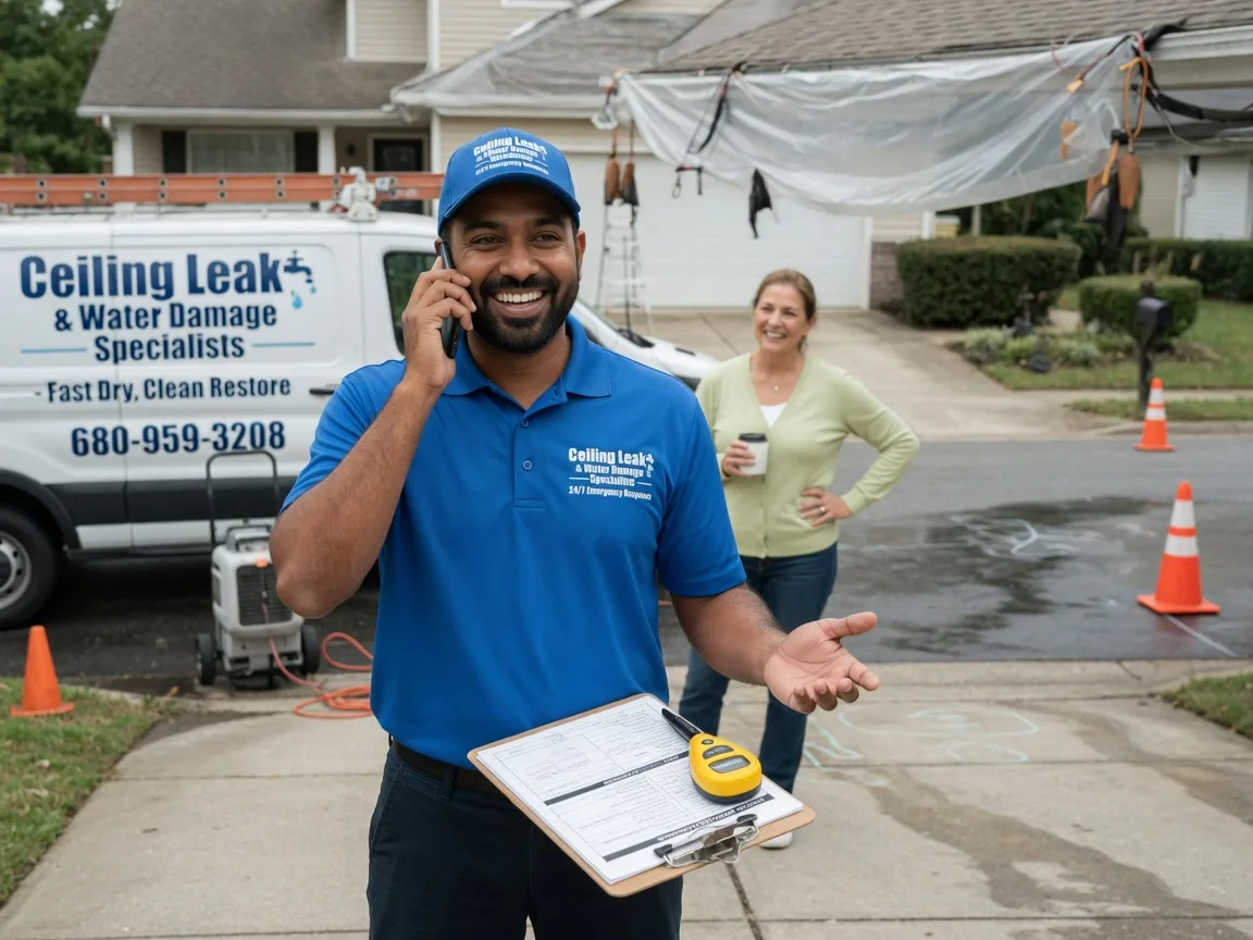 Ceiling Leak Cleanup Ethridge, MT FAQs